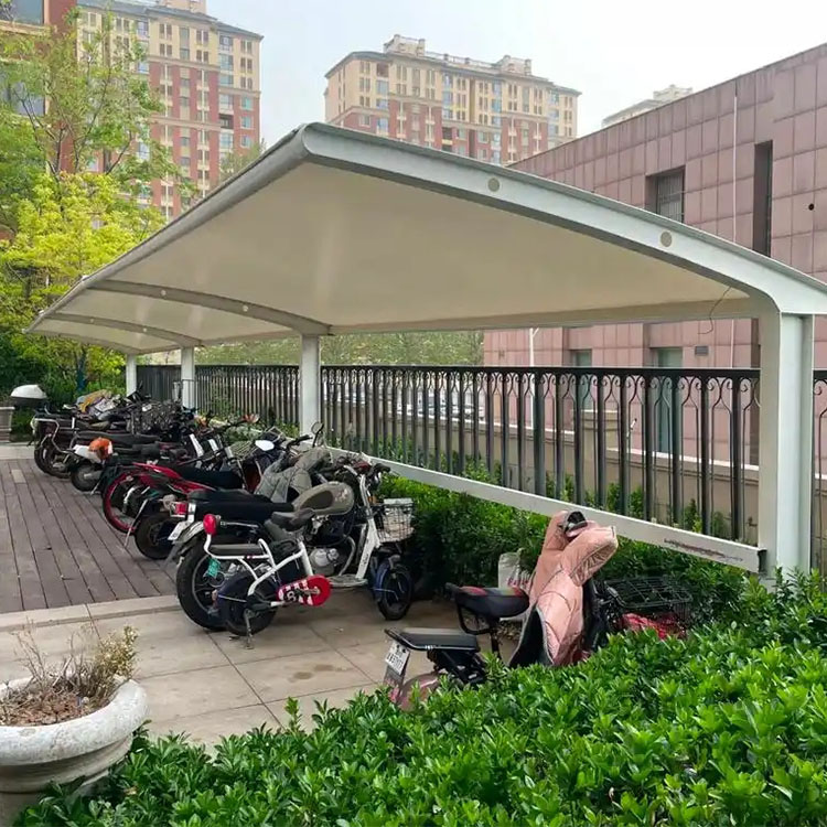 南京膜结构电动车棚